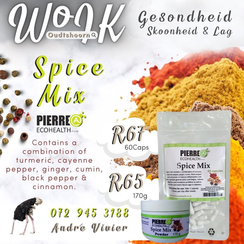 Spice mix met rooipepper ens