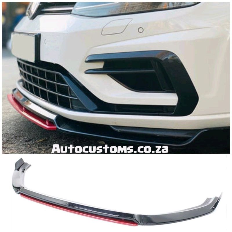 VW Golf 7 Front Lip With Red Detail