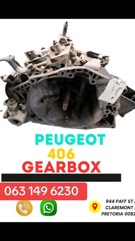Peugeot 406 gearbox R4500 Call me 063 149 6230