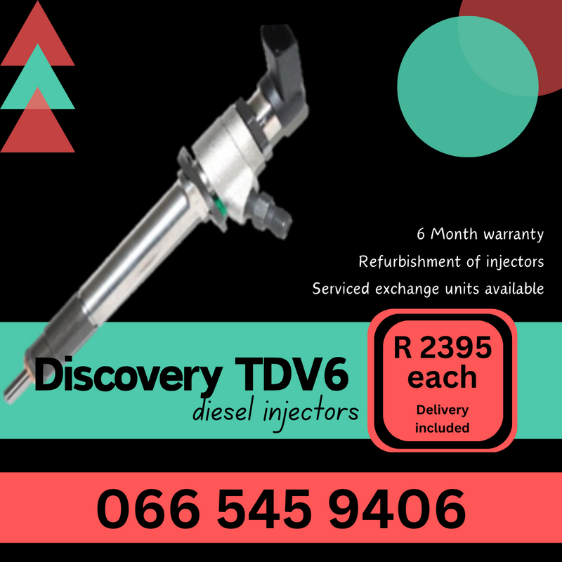 Discovery TDV6 diesel injectors for sale on exchange with 6 month warranty