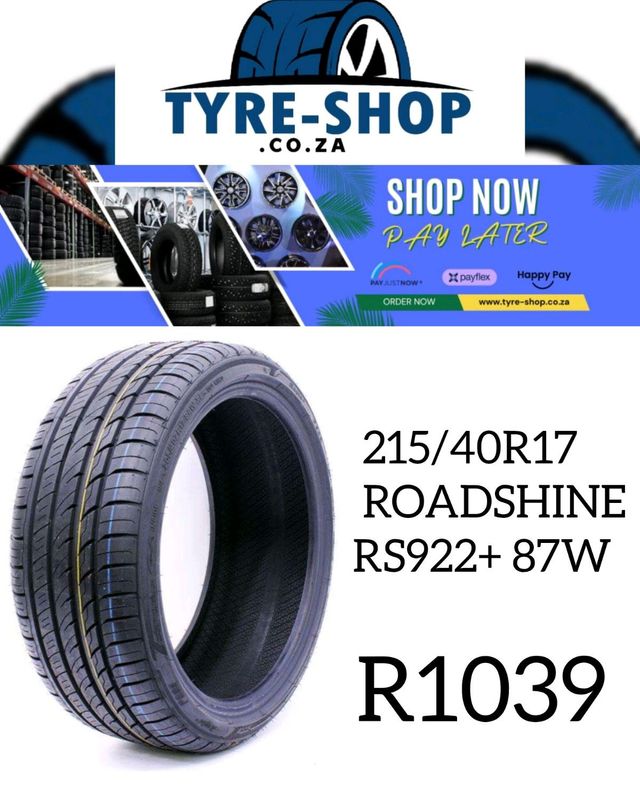 215 40r17 roadshine rs922&#43; 87w