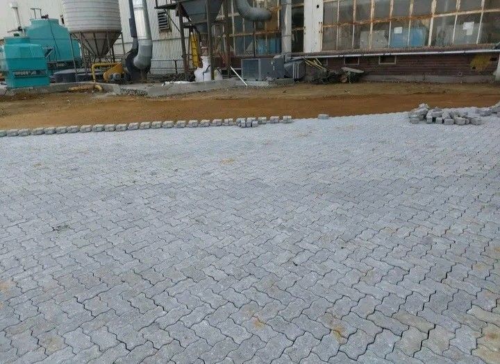 Interlock and half bricks paving with affordable cost per square metre