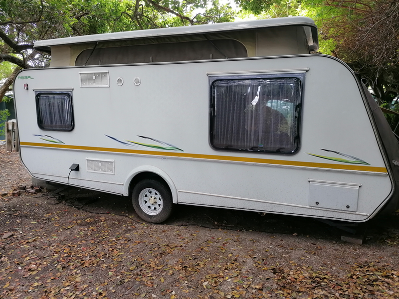 2012 Gypsey Regal.  Very neat and well looked after. Stored in garage. Rally tent with sides.