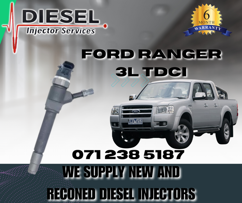 FORD RANGER 3L TDCI DIESEL INJECTORS FOR SALE OR RECON