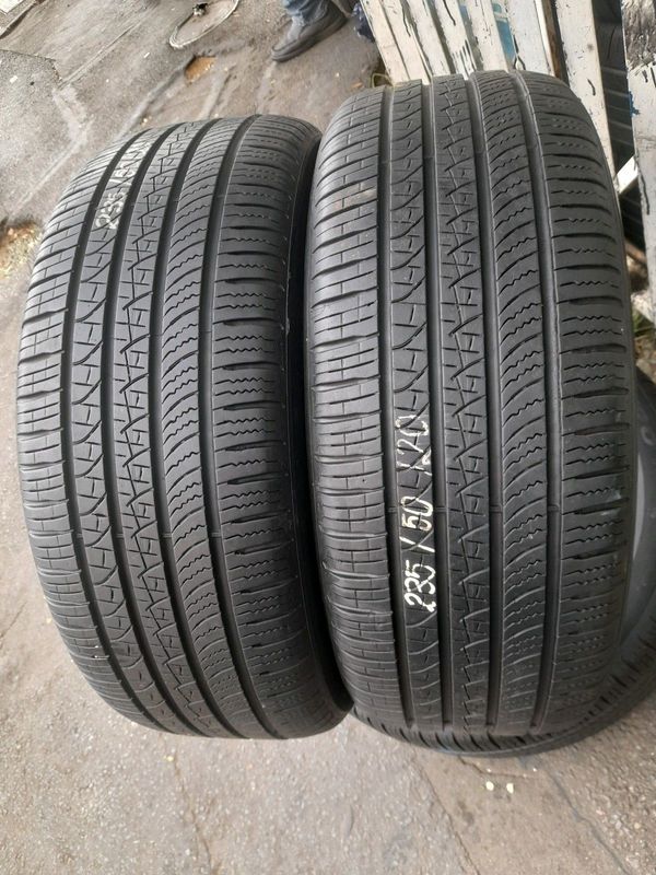 Fairly used Tyres 235/50/R20 PIRELLI SCORPION VERDE NORMAL TYRES 90% TREAD LIFE ZUMA 061_706_1663