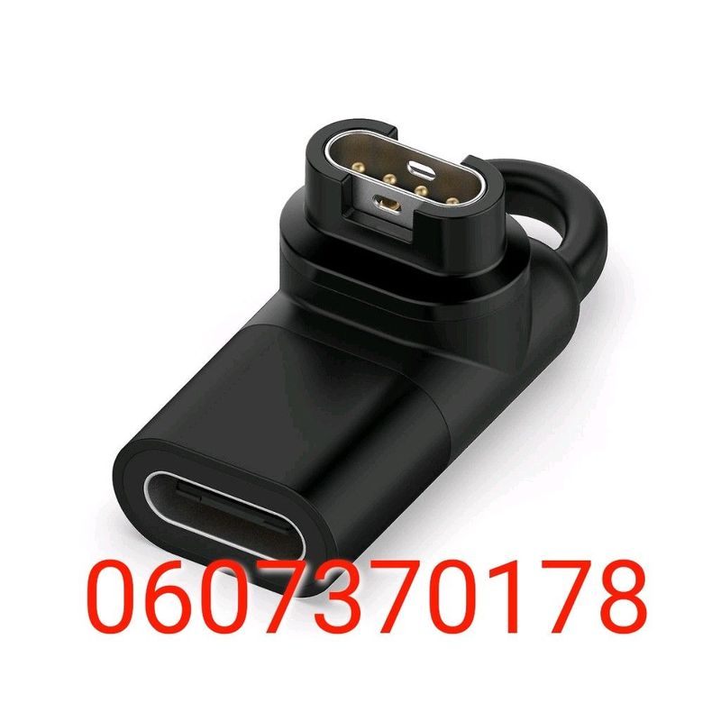 Garmin Fenix/Forerunner/Instinct/Venu Type C USB Charger Adaptor - Garmin Charger Adapter(Brand New)