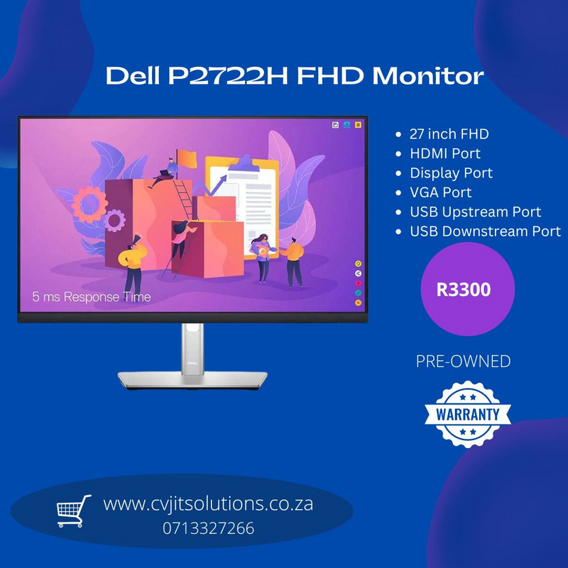 Dell P2722H FHD Monitor
