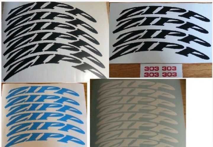 ZIPP decals stickers graphics kits - Aftermarket versions in all colours