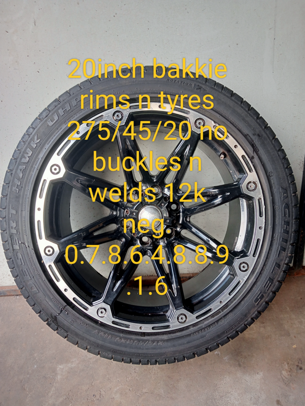 20 inch rims n tyres