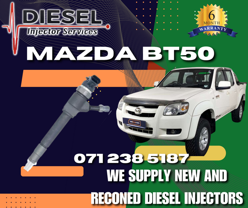 MAZDA BT50 DIESEL INJECTORS FOR SALE OR RECON