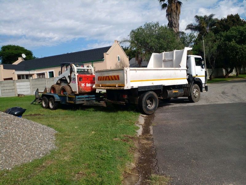 Rubble removal and tipper trucks