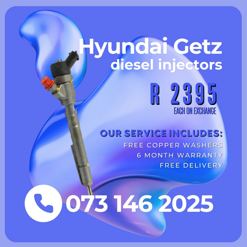Hyundai Getz diesel injectors for sale on exchange or to recon