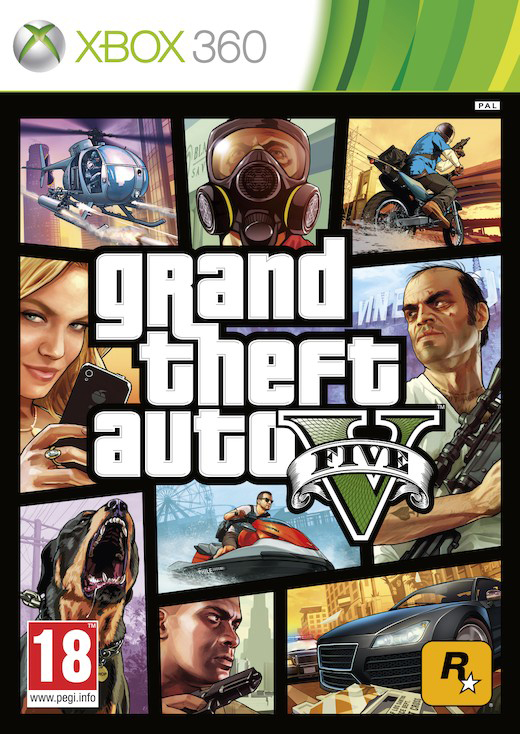 Xbox 360 Grand Theft Auto V / GTA 5 (new)