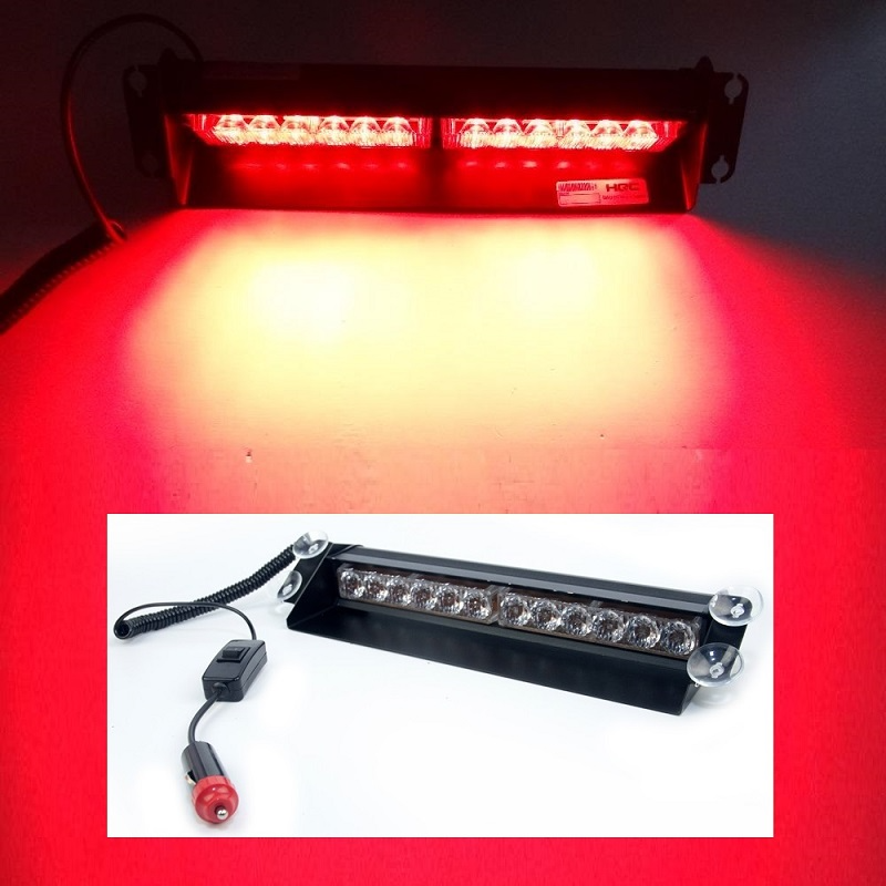 LED Vehicle Windscreen Flash Strobe Dashboard Windshield Light. RED Dash Light. Brand New Products.