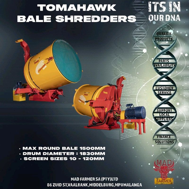 Tomahawk Bale Shredders