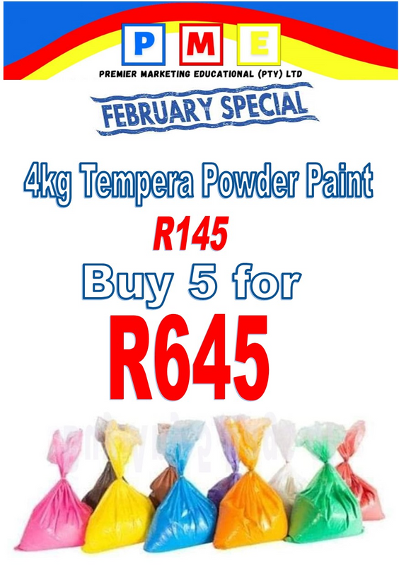 Premier Marketing Educational (Pty) Ltd Tempera Powder Paint