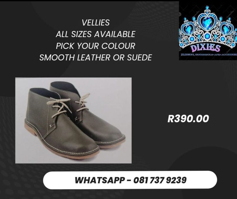 VELLIES ALL SIZES AVALIABLE