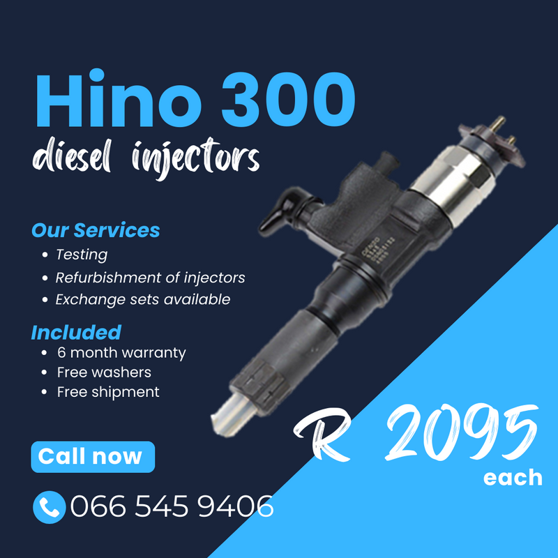 Hino 300 diesel injectors for sale or exchange
