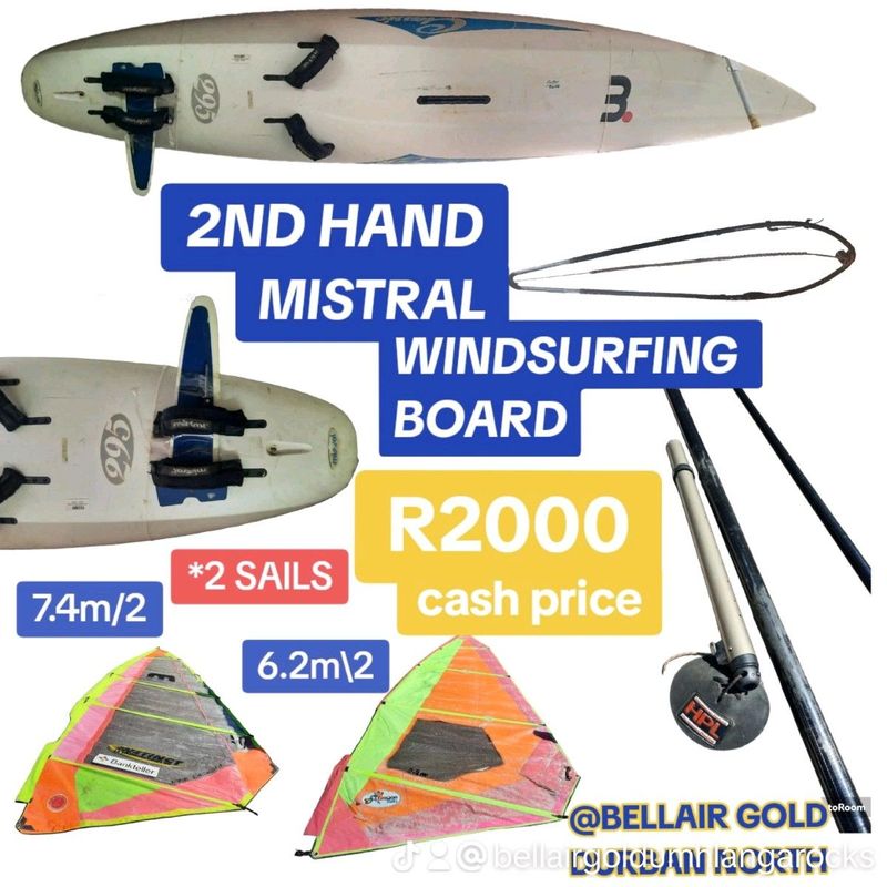 2ND HAND MISTRAL WINDSURFING BOARD