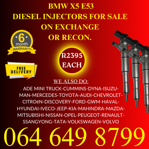 BMW X5 E53 diesel injectors for sale on exchange 6 months warranty