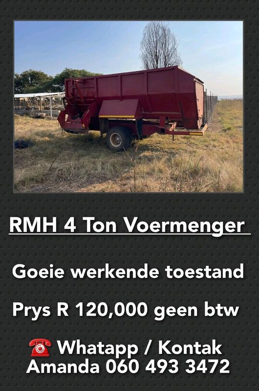 RMH 4 Ton Voermenger