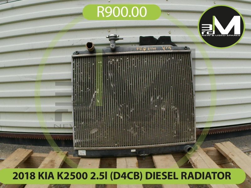 2018 KIA K2500 2.5l (D4CB) DIESEL RADIATOR R900 MV0526