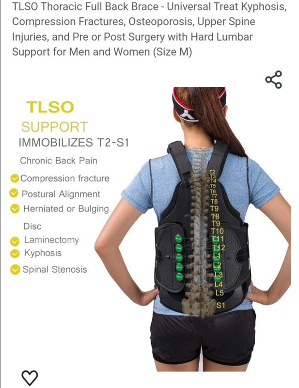 TLSO full back brace