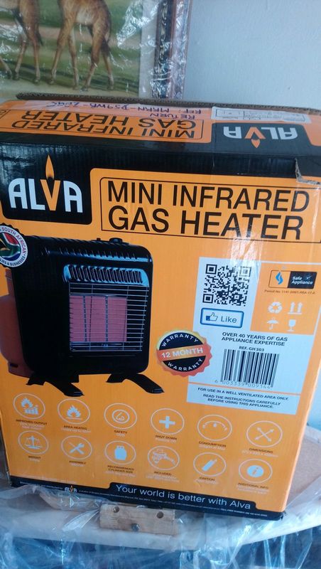 Alva mini gas heater