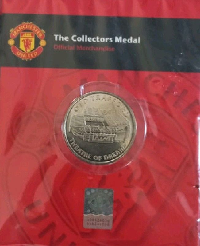 Manchester United Collectors Coin Silver