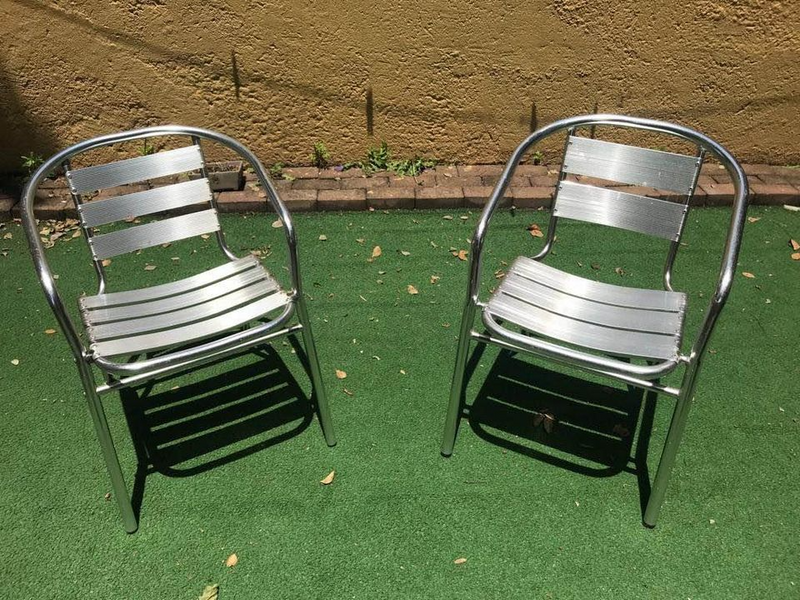 2 x Outdoor office chairs