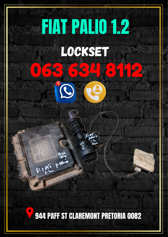 Fiat palio 1.2 lockset Call or WhatsApp me 063 149 6230
