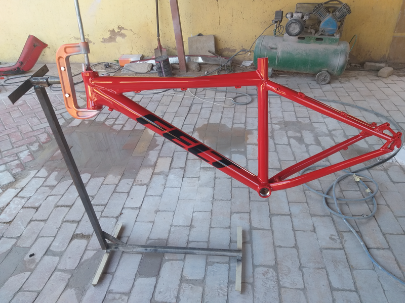 We also do bycicle spray painting