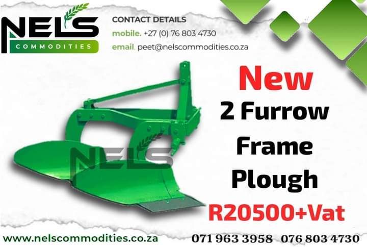 New 2 Furrow Frame Plough