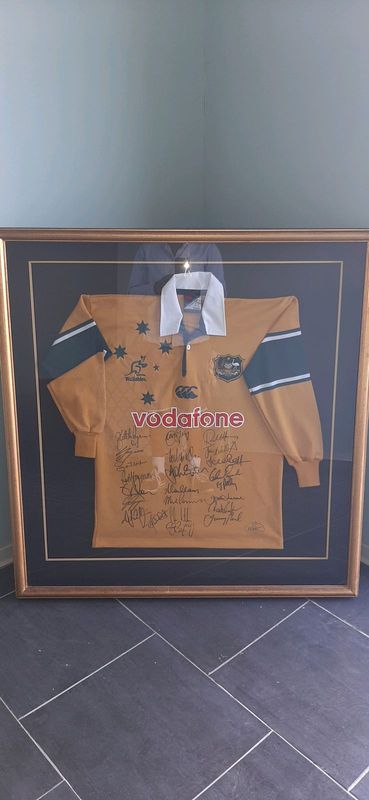 Signed Australian Rugby Jersey