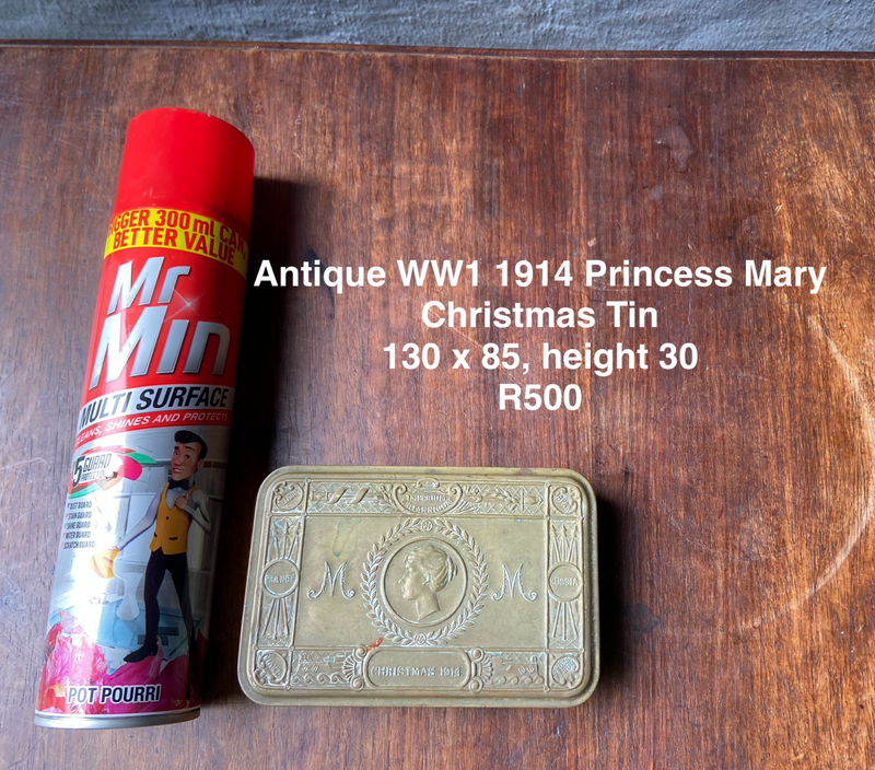 Antique WW1 1914 Princess Mary Christmas Tin (R500) G