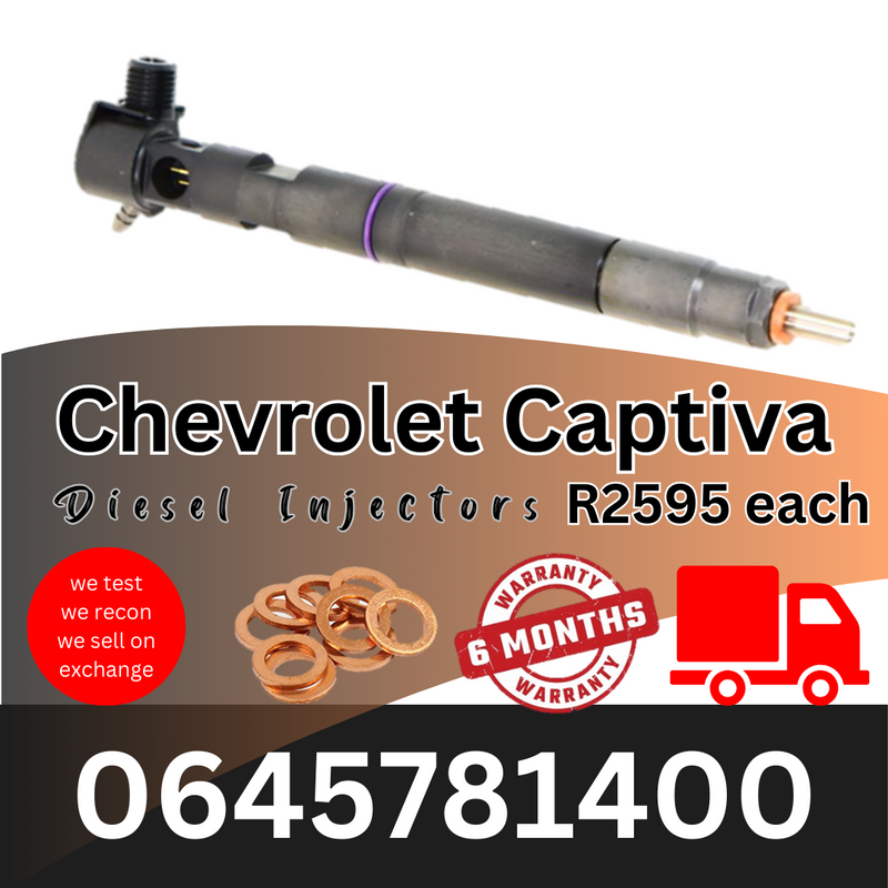 Chevrolet Captiva diesel injectors for sale