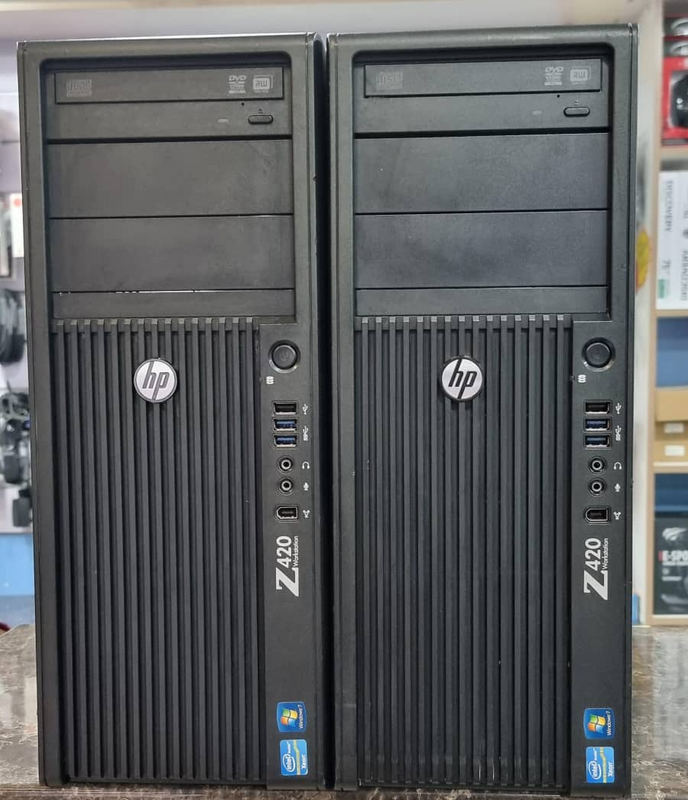 HP Z420 Workstation Intel® Xeon®  E5-16070, 8GB RAM DDR3 ,500 GB HDD WINDOWS 10 PRO REFURBISHED