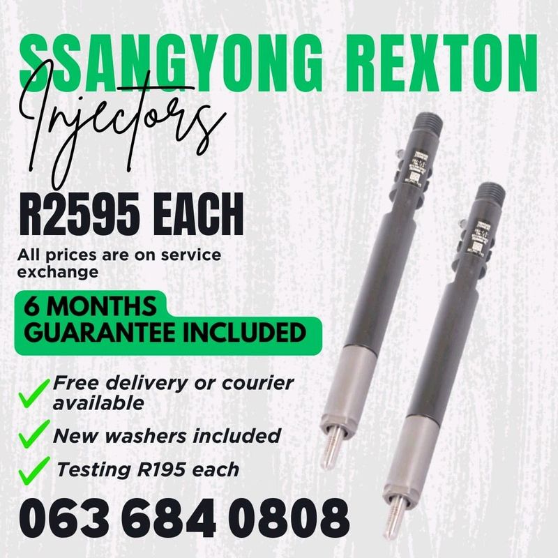 SSANGYONG REXTON DIESEL INJECTORS FOR SALE WITH WARRANTY