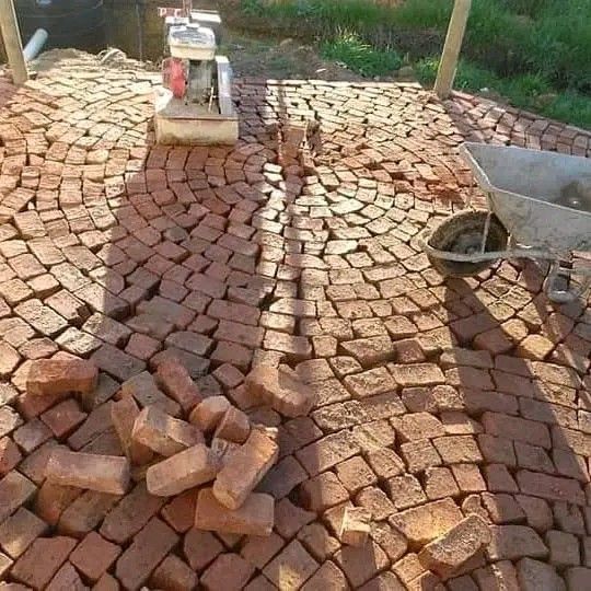 Nice half brick paving