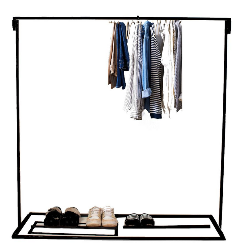 HANGER FOR CLOTHES WITH SHOE RACK (removable)