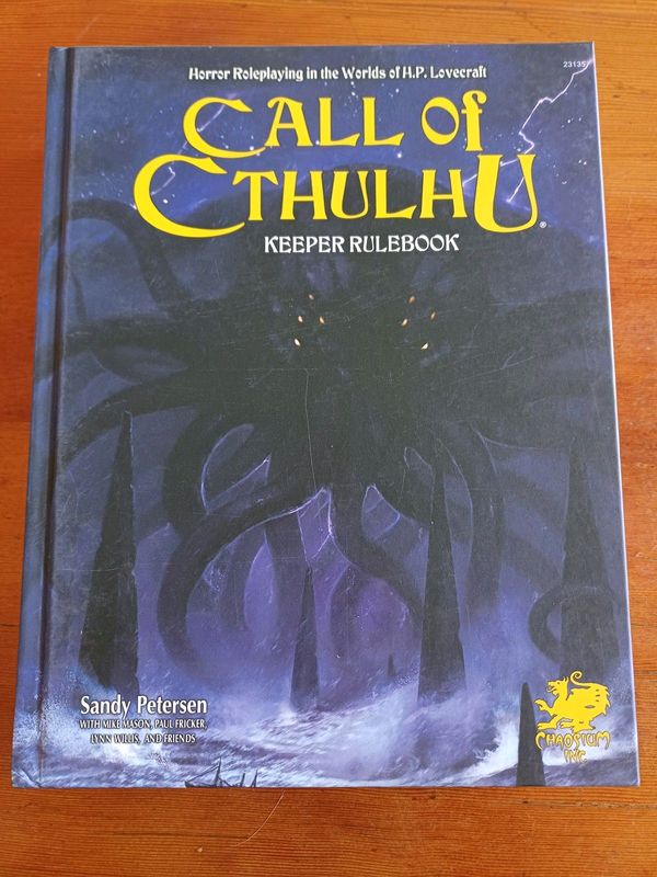 Call of Cthulhu tabletop RPG