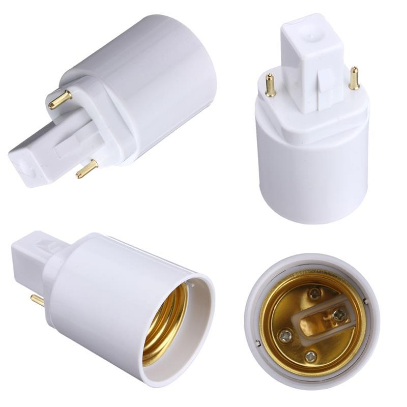 G24 to E27 Light Bulb Socket Converters, Adapters, Connectors. Brand New Products.