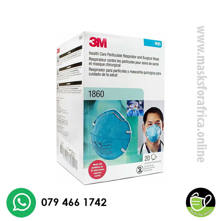 3M 1860 N95 PARTICULATE RESPIRATORS, SURGICAL MASKS