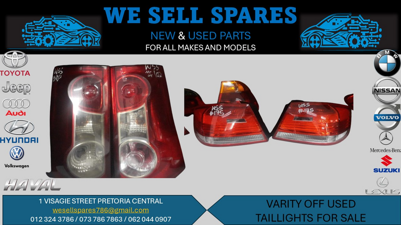 Used taillights for sale