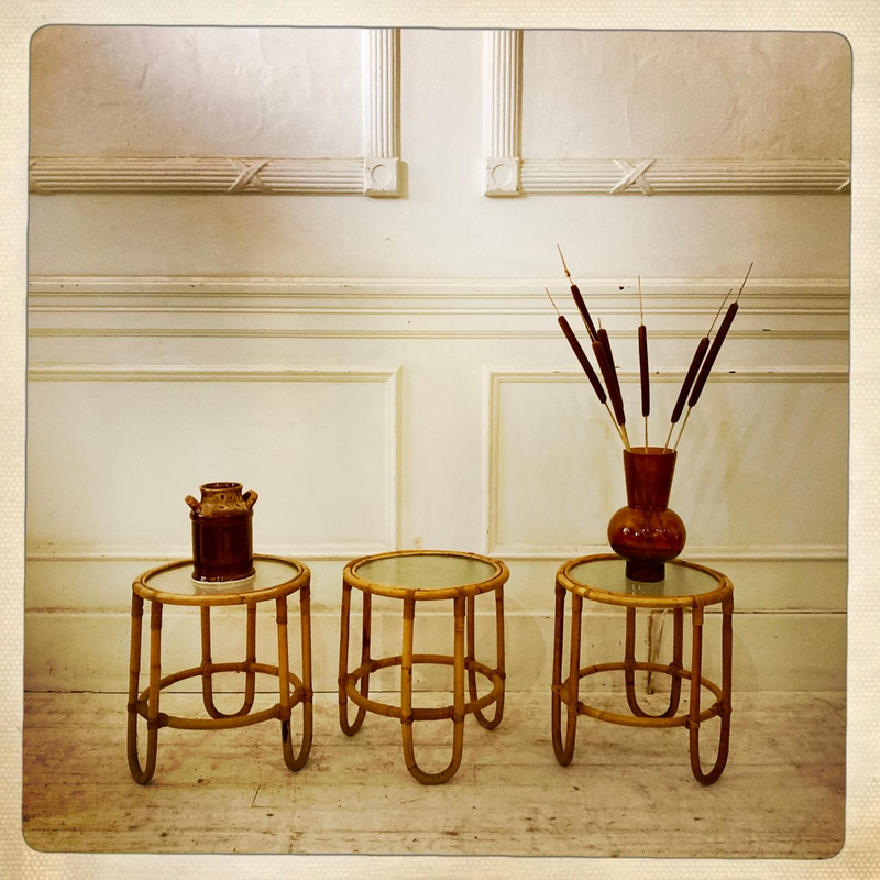 Cane side tables - only 1x table - R450