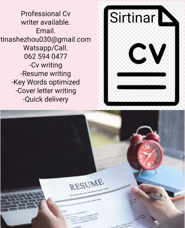 Professional Cv and resume writer available