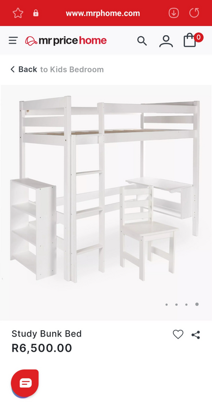 Study bunk bed for kids