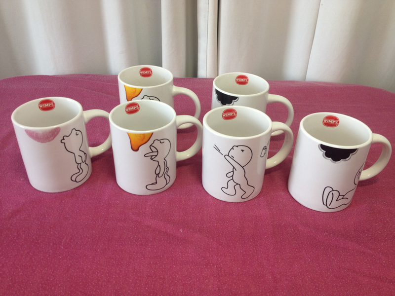 Wimpy Mugs x 6 Collection (NEW - Never Used) - (Ref. G161) - (For Sale) - Price R120