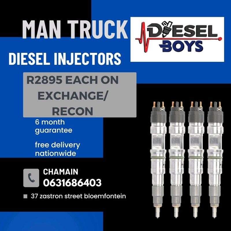 Man truck diesel injectors