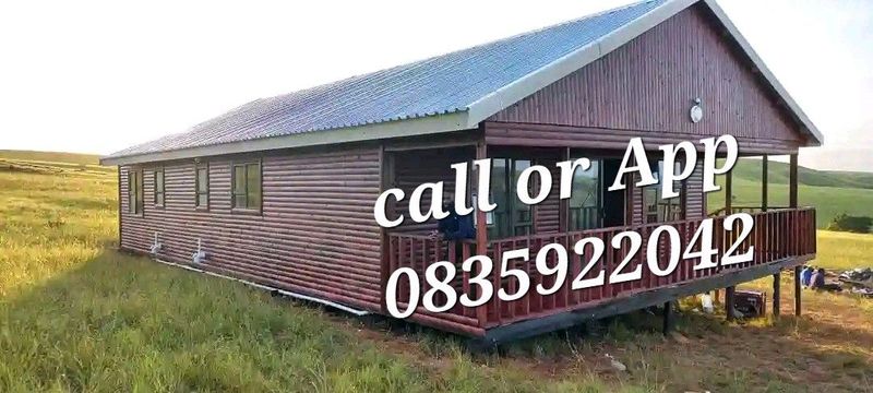 4m x 7mt log houses for sale